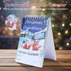 100 Day Christmas Countdown Calendar 2025 Standing Advent Calendar Tear Off Countdown Calendar for Home Office Decoration