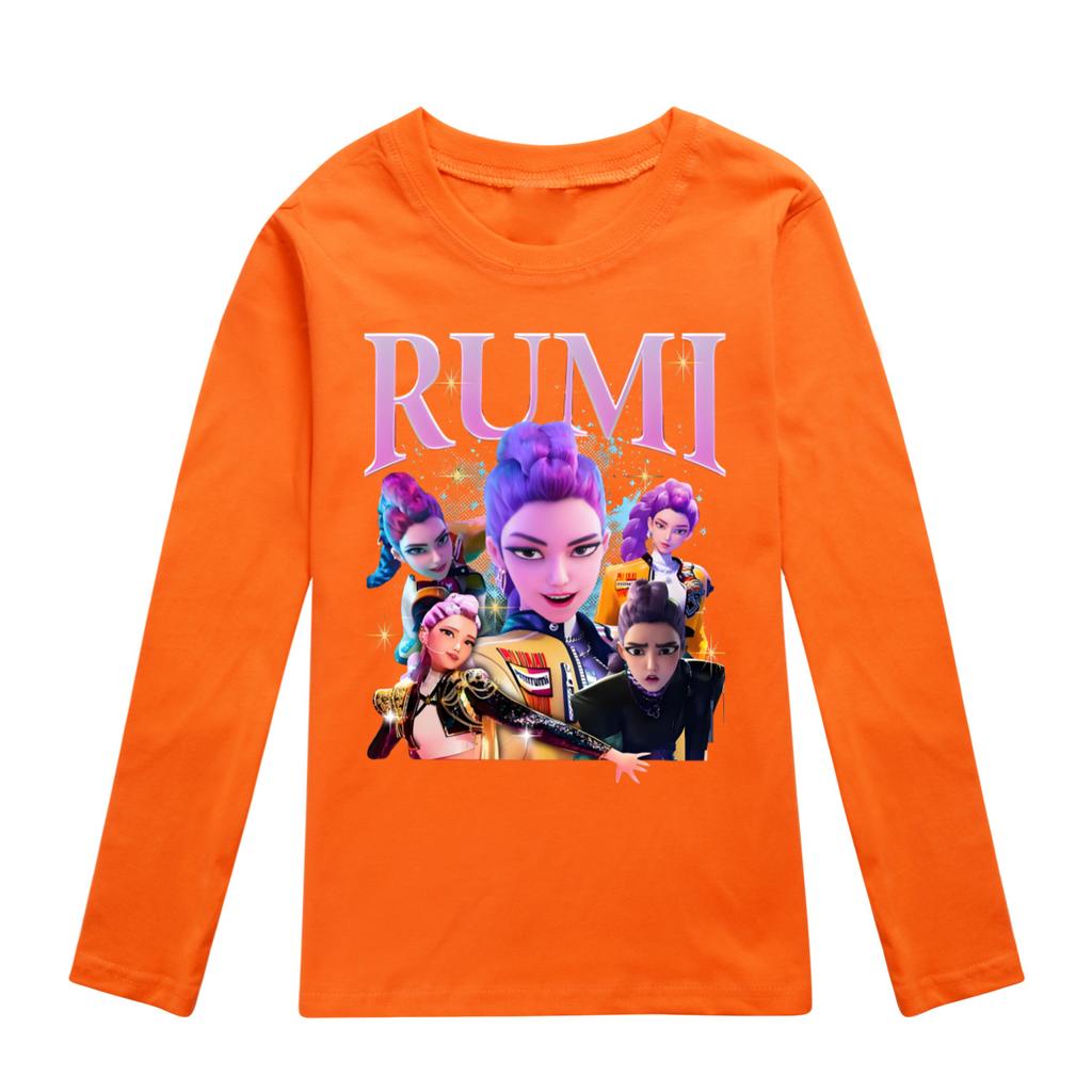 Sudaderas con capucha Kpop Cazadores de Demonios para niños Ropa para bebés niñas Otoño Casual Niños Anime Jerséis Sudaderas para niños Tops con capucha casuales