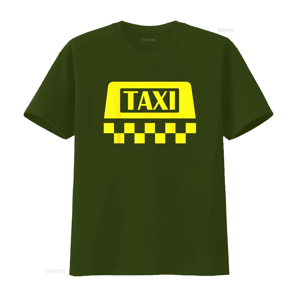 Gelbes Taxi Kostüm Halloween Lustiger Fahrer Herren Fahren T-Shirt vintage Gewaschen Designer Kleidung homme Grafik Bequem