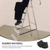 2 Pcs Rubber Anti Slip Ladder Foot Covers Wear Resistant Floor Protectors Easy Install Replacement Folding Feet Stabilizer Pads