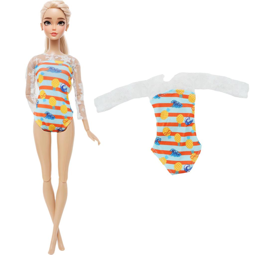 11.5'' Girl Doll Swimsuits 1/6 Doll Bikinis 11.8 Inch 30cm Beach Swimwear Clothes Summer Kids Toy Accessories