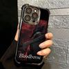B-Bloodborne Game Plating Phone Case For Iphone 16 17 Pro Max Air 16E 14 15 Plus 12 13 Mini Anti-Fall Airabag Cover