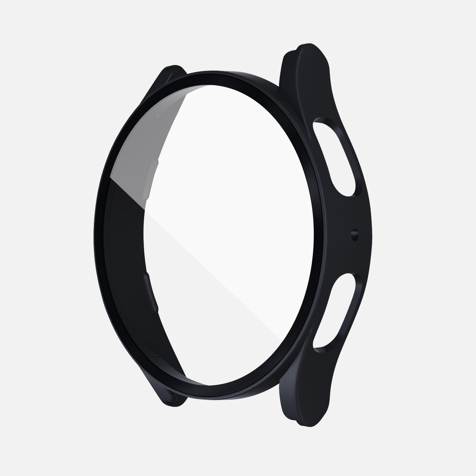 

Чехол для Samsung Galaxy Watch 5 pro, чехол 45 мм, 4/6, 40 мм, 44 мм, аксессуары, бампер для ПК, защитное стекло, чехол для Galaxy Watch 5 Galaxy watch 5 40mm чёрный