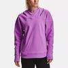 Under Armour Recover Casual Fleece Hooded Training Sweatshirt Women sweatshirt Purple 1356346-568