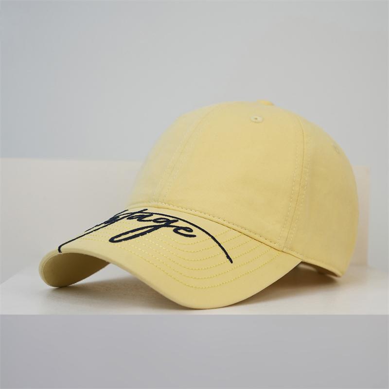 Spring Summer Embroidered Letter Sunshade Baseball Cap Women Breathable Couple Sunscreen Cap