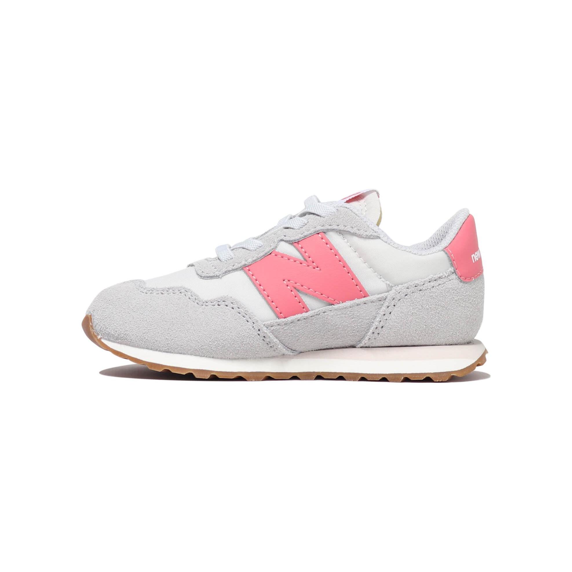 New Balance NB 237 Abrasion Resistant Low top Toddler Shoes Gray Infant And Toddler IH237PK Wide (W) 27.5