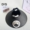 Sluneční klobouk se širokou krempou s vestavěným ventilátorem Letní venkovní slaměný kšilt s ventilátorem na solární/USB napájení pro kempování, rybaření, turistiku