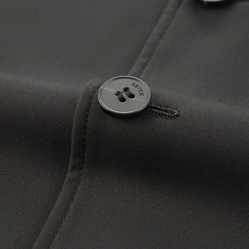 Seven Men's Cotton-Feel Wrinkle-Resistant Notch Lapel Blazer