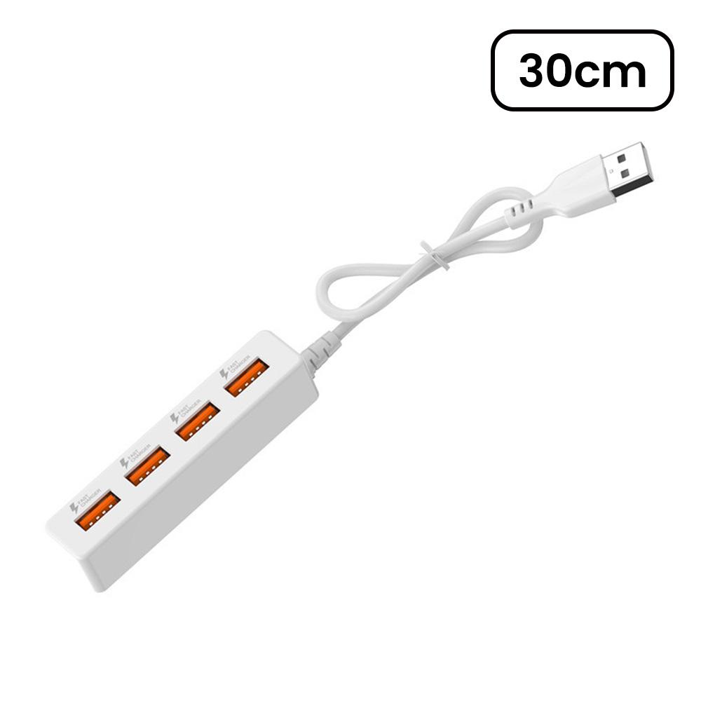 

4-портовый USB-хаб Высокоскоростной USB-кабель Зарядное устройство Удлинительные кабели USB-разветвитель Адаптер Для ПК Компьютерные Аксессуары