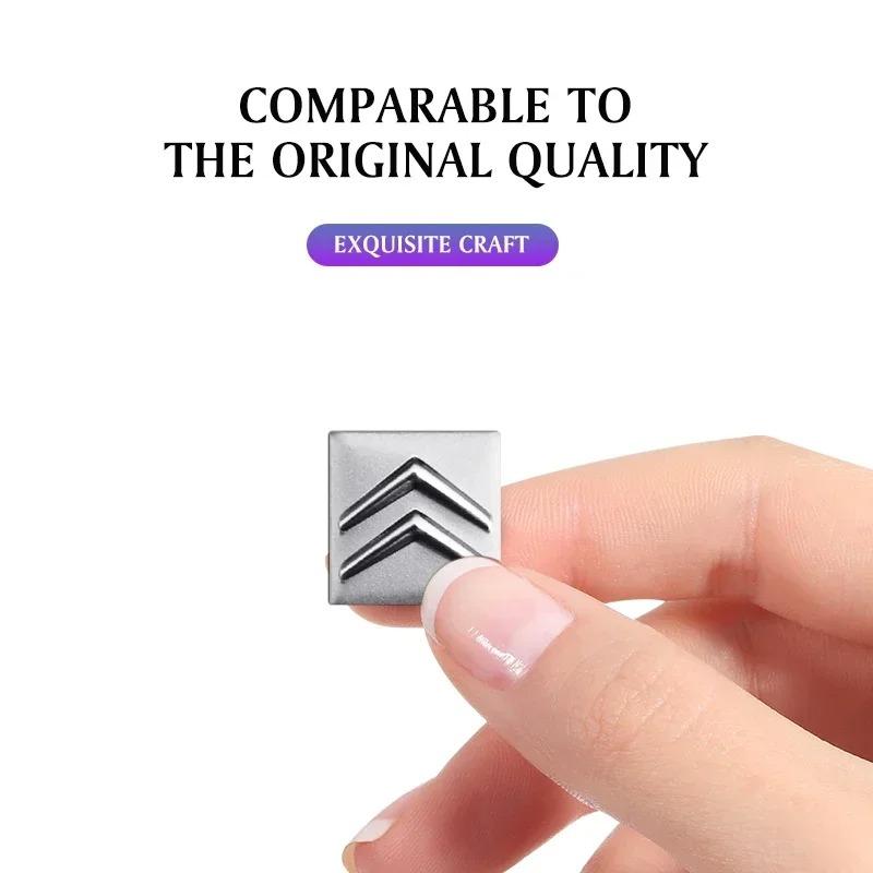 16mm Aluminum Car Remote Key Sticker Emblem Auto Accessories For Citroen C2 C3 C5 C6 C1 DS3 DS4 DS7 Xsara Berlingo Saxo Picasso