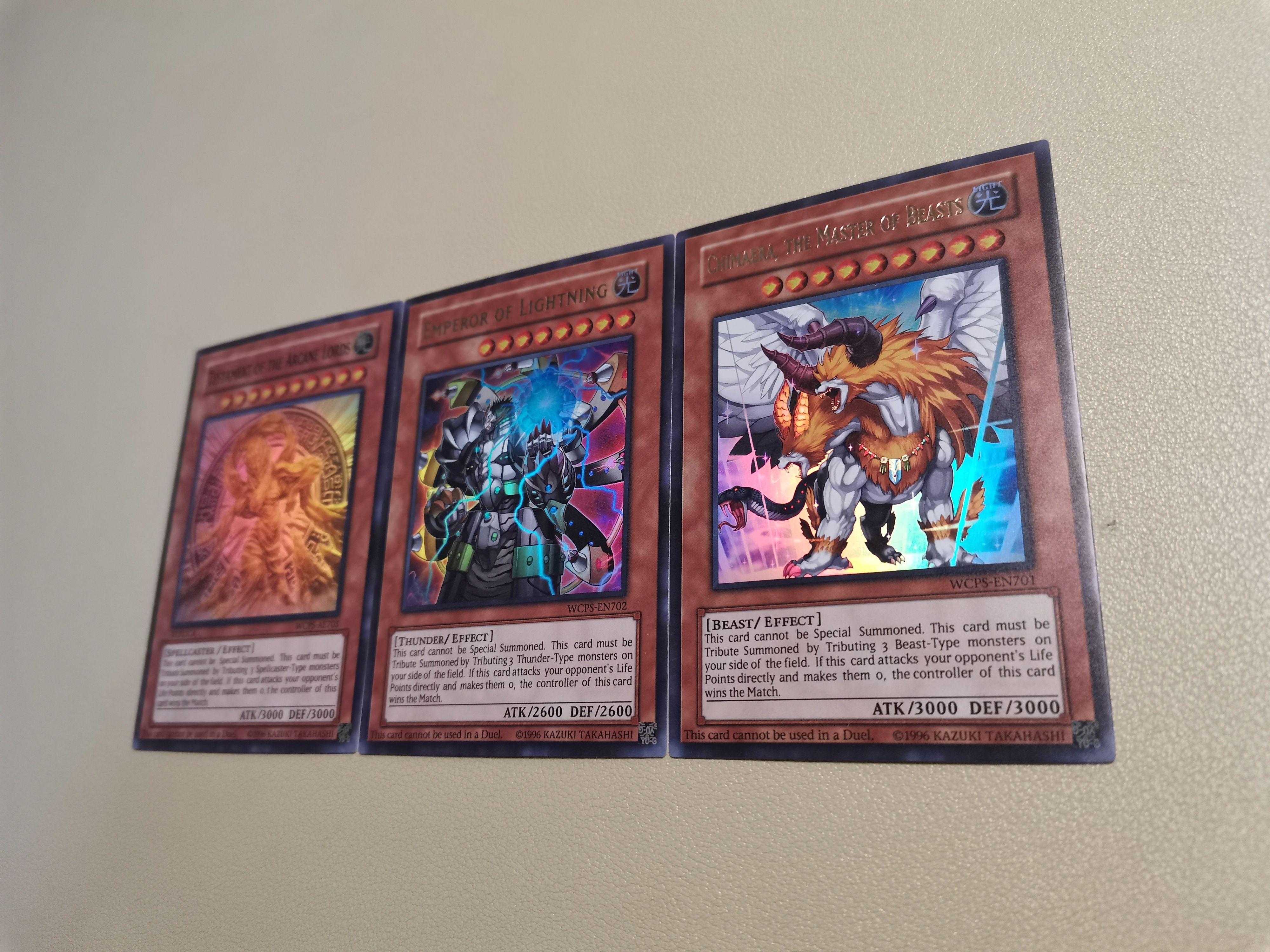 

Diy 3pcs/kit Yu-gi-oh! Self-made Card Collector Glass Flash Gilded Laser Flashs Animation Plaything Present Animation Design
