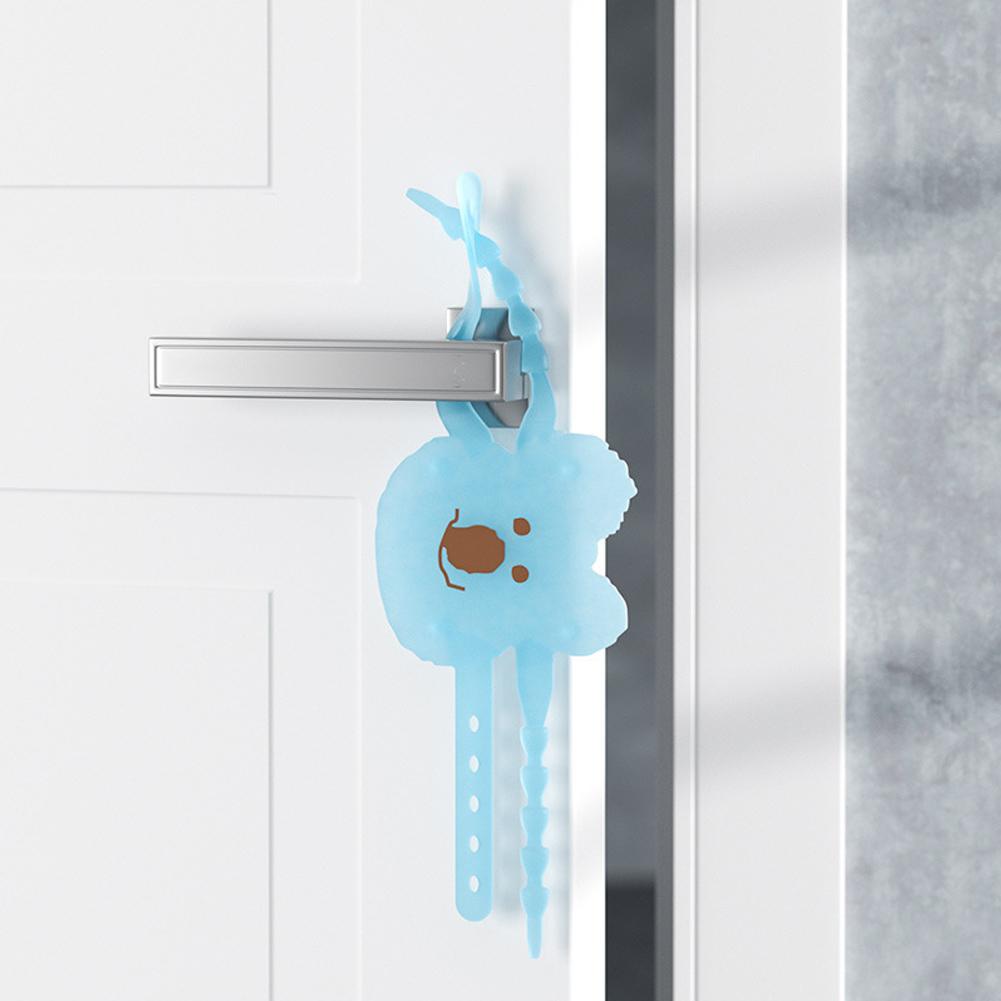 Dveřní zavírací tlumič Tichý zámek Objímka Dveře ložnice Volné Ne pevně připevněné Dveřní klip Podložka Místnost Pro zabránění foukání větru Dveřní hluk Podložka