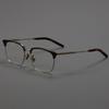 Ultra-Light Frameless Titanium Eyebrow Glasses: Stylish, Durable, and Comfortable.