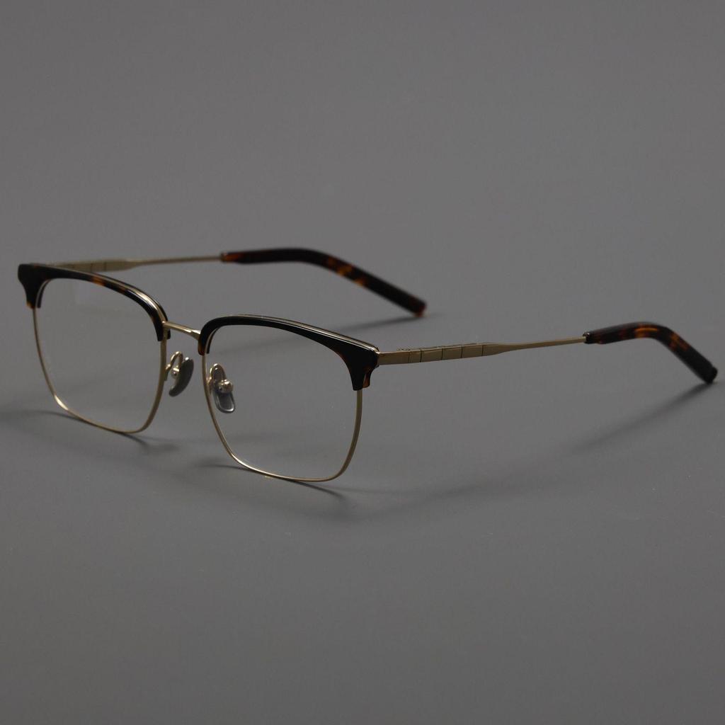 Ultra-Light Frameless Titanium Eyebrow Glasses: Stylish, Durable, and Comfortable.