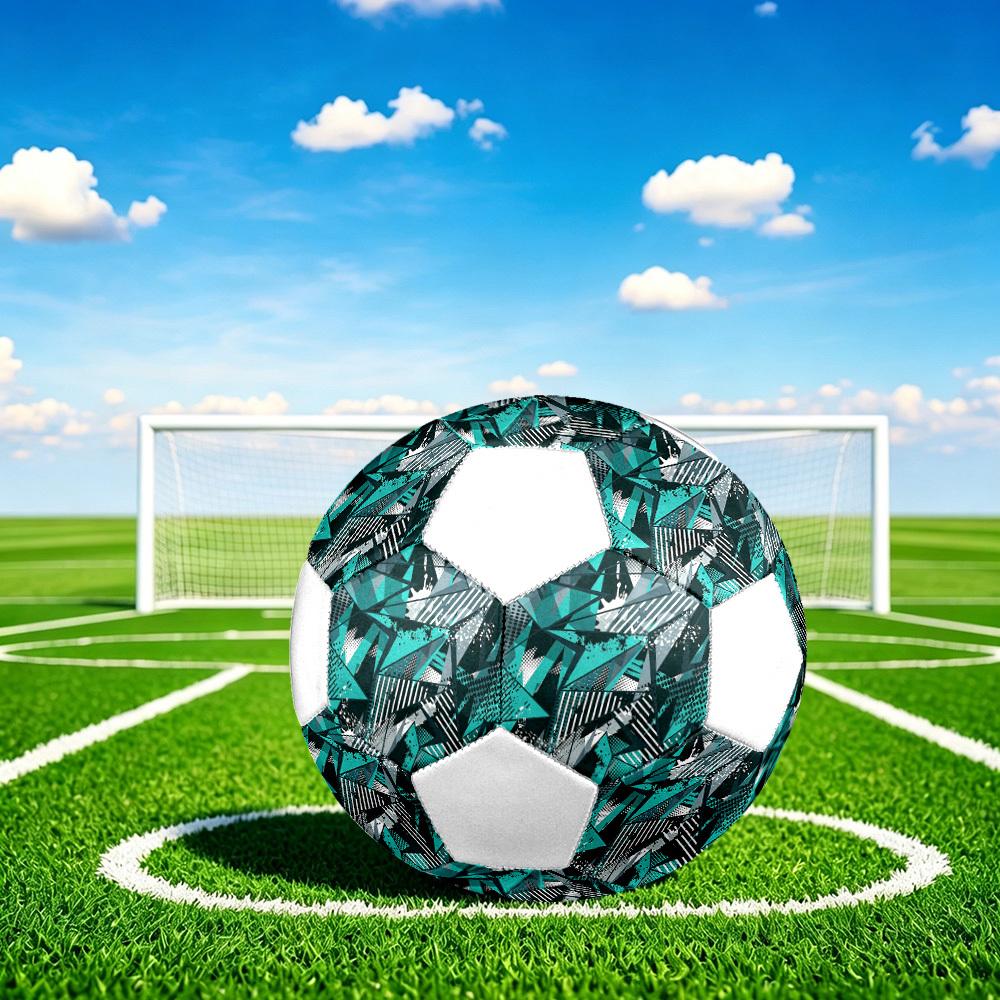 1pc Abstract Urban Lightweight PVC Training Soccer Ball, Size 5, Suitable for Indoor and Outdoor TrainingGift y60337