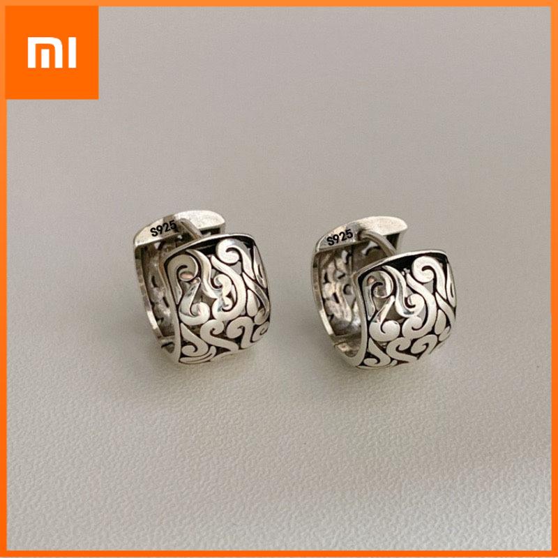 Xiaomi BF CLUB 925 Sterling Silver Earrings For Women Trendy Simple Retro Earring Jewelry Prevent Allergy Party Accessories