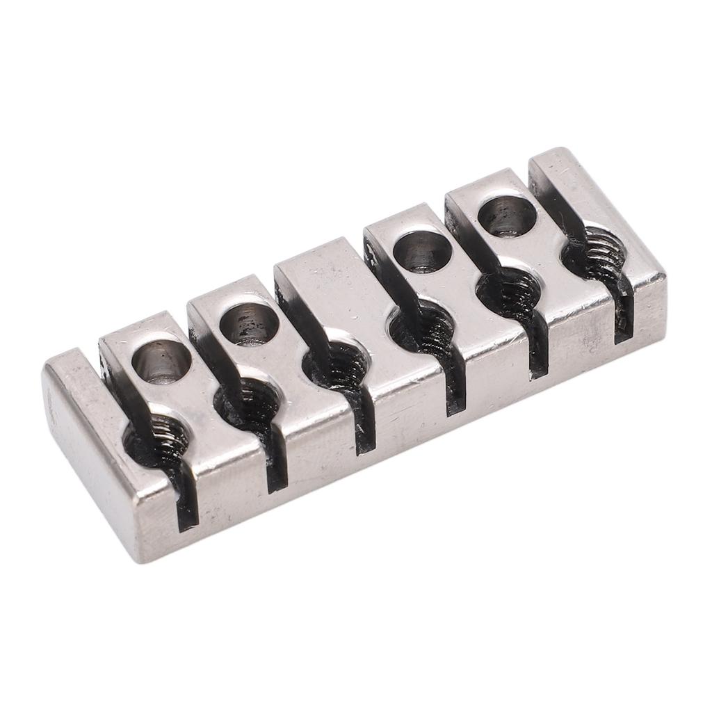6 String Lock with Screws Metal Headless Guitar Bridge String Lock Musical Instrument Parts 42mm
