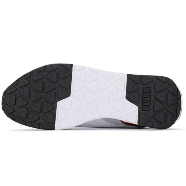 Puma R22 Grey Violet High Risk Red Unisex Sneakers White Black Yellow-Alert 383462-03