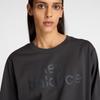 New Balance Relaxed Long Sleeve Sportswear Black Size S Women's T-Shirt, (AWT53171), Cement,