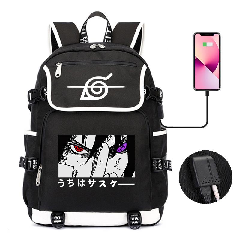 Backpack Day Manga Cartoon Printing Student School Bag Business Large Capacity Usb Computer Bag