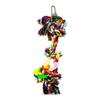 Colorful Cotton Rope Bird Hanging Toy Bite Resistant Cotton Rope Bird Toy For Small Parrots