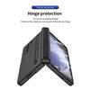 Skin Feel Matte for Samsung Galaxy Z Fold 6 5 4 3 Case with Tempered Film Pen Slot Capacitor Pen Folding Hinge Bracket Cover