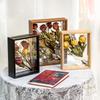 DIY Solid Wood 3D Transparent Photo Frame with Dried Rose & Gypsophila Specimen