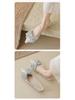 Weiwei Girl 5933-8 Rhinestone Pointed Toe Flats Low-Cut Slip-On Moccasins 2023