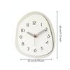 Silent Wall Clock Non Ticking Cream Decorative