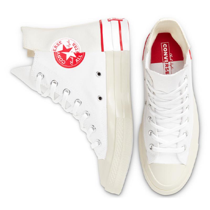 Converse Chuck Taylor All Star Chuck Taylor All Star Spliced High-Top Canvas Shoes Unisex Beige