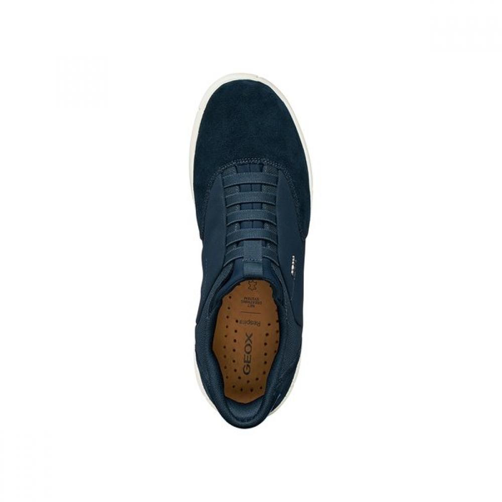 Geox Men S Comfort Iconic SneakerS Nebula 2.0 pluS Navy 9gxmxa6S2S