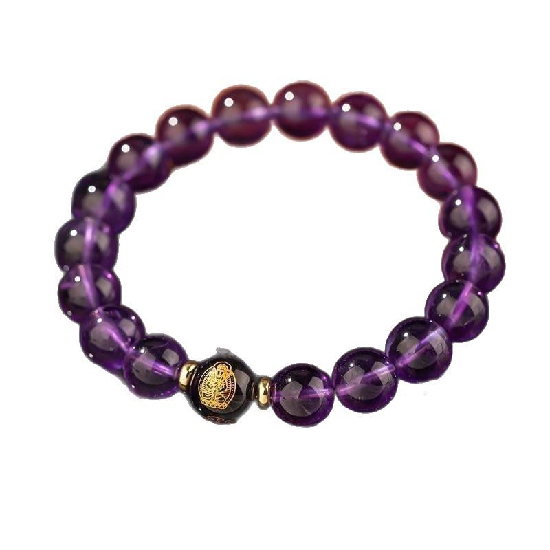 Purple Fire Zodiac Guardians Buddha Bracelet