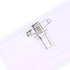 Transparent Chest Tag Id Holders Sleeve Office Staff Workers Work Card Cover Case Nurse Name Badges Holder With Brooch