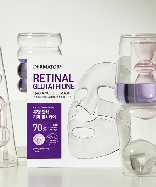 Dermatory Retinal Glutathione Radiance Gel Mask (6-Pack)