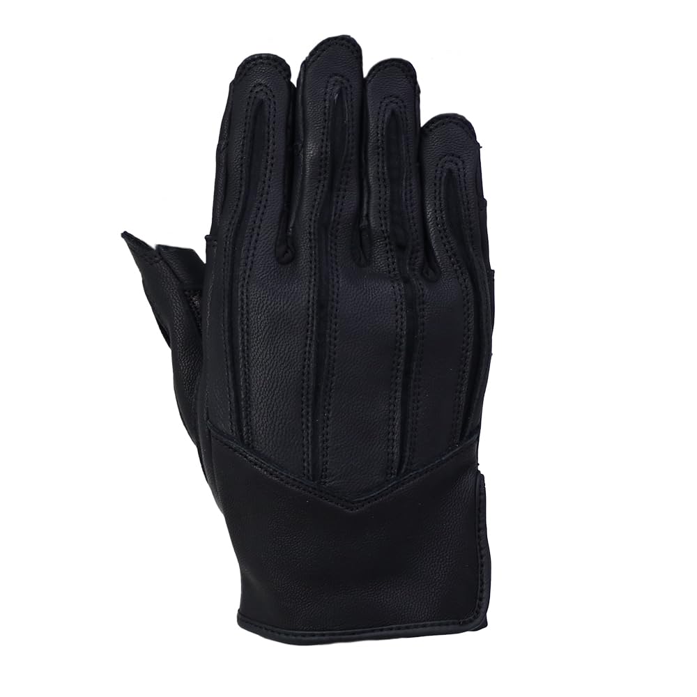 NANKAI ErgoGrip Fingerless Motorcycle Size Nankai Parts Gloves, Black, L, SDG-7068,