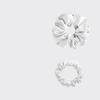 1/2pcs Women's French Satin Elegant Casual Large and Small Intestine Hair Circles Valentine's Day Gift Girls Hair Accessories