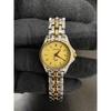 Used ORIENT Chandor Stainless Steel + 22K Gold Combo Women's Watch Gold Dial Quartz