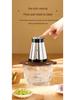 Electric Stainless Steel Meat Grinder for Minced Meat, Vegetables, Garlic, and Chili - Compact Kitchen Appliance