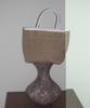 Atmyfingertip Petit Rattan Tote White