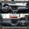 Non-Slip Mat for Volvo V60 S60 T8 2019~ 2024 Car Dashboard Cover Avoid Light Pad Sun Shade Anti-UV Carpets
