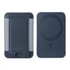 Magnetic Card Holder Solid Color Convenient Cell Phone Cardholder PU Leather Phone Back Card Bag for Iphone 13 14 15 16 17 Pro