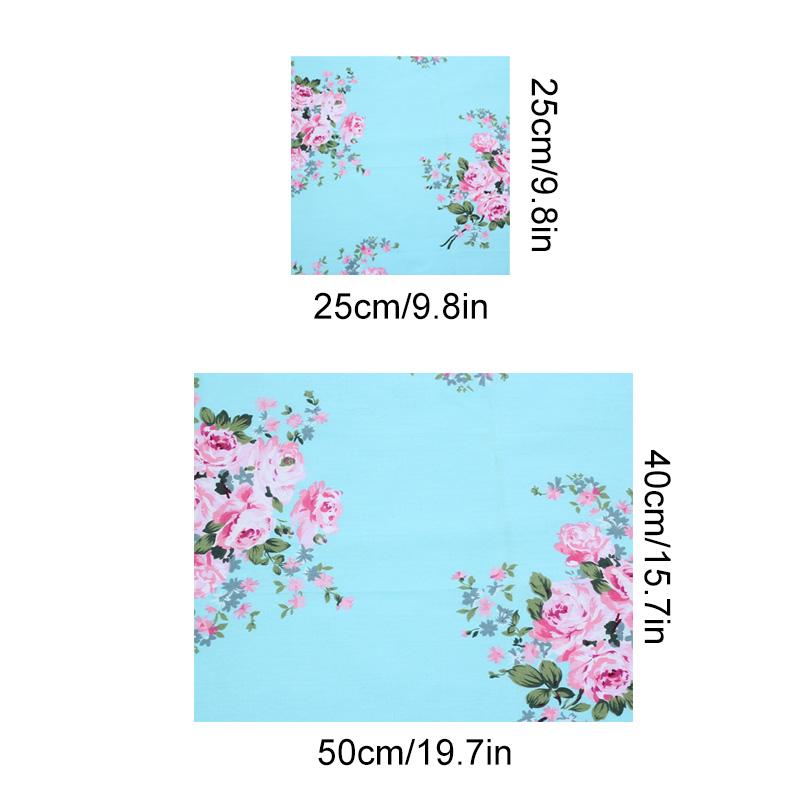 6/7/8 szt. Tkanina patchworkowa 25x25cm Splot skośny DIY Drukowana 40x50cm Tkanina bawełniana Materiał do pikowania i szycia Zestaw