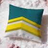 Pure Color Splicing Texture Cushion Cover Premium Comfort Reversible Pillow Cove Two in One Design for Any Room  Car Interior