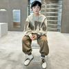 Boys' Spring Suits, Trendy Ruffian Handsome Children's Spring and Autumn Sweaters, Handsome and Fashionable Spring Sportswear