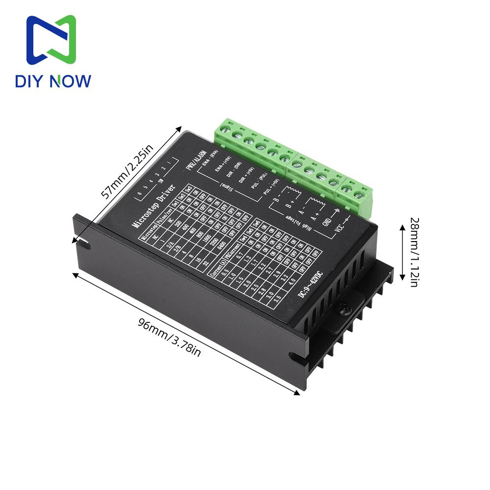 TB6600 Upgraded Stepper Motor Driver 57/42 Stepper Driver Module 32 Microsteps 4.0A DC9-42V Dual Overcurrent/Overheat Protection
