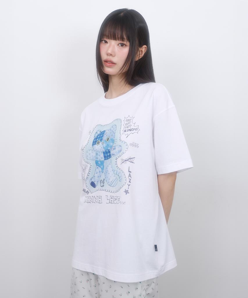 LMR Toy Shangnyong Graffiti Short Sleeve T-Shirt White