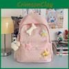 Girls Embroidered Butterfly Backpack With Waterproof Design For Travel School