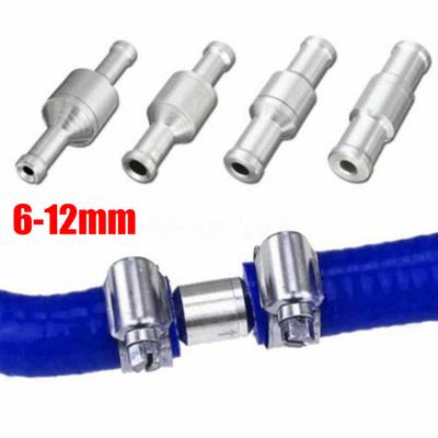 Válvulas de 6/8/10/12mm Válvula de Retenção em Linha de Combustível de Liga de Alumínio para Gasolina Diesel Óleo Vegetal Biológico