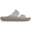 Crocs Classic 2.0 Slide Sandals, Taupe, Size 10 Women/8 Men, Unisex