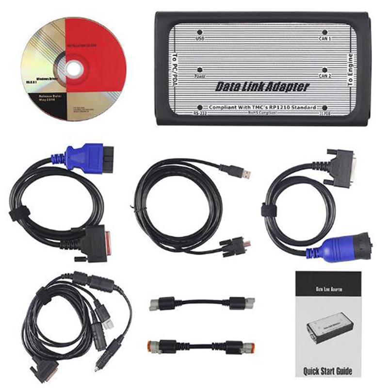 Cummins Diagnostic Tools Inline 6 Data Link Adapter 8.7 High Speed Version 4918416 2892092 Cummins Insite Engine Diagnostic Software Pro with Cummins USB